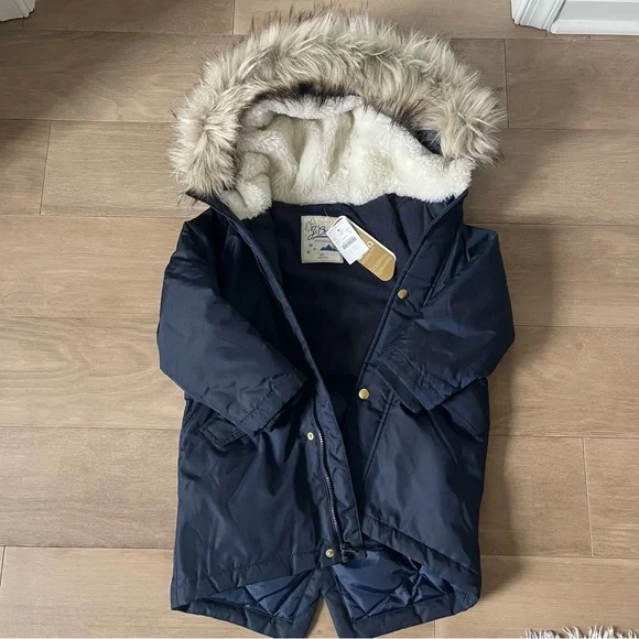 J. Crew Boy's XS (4/5) Primaloft Parka in Navy